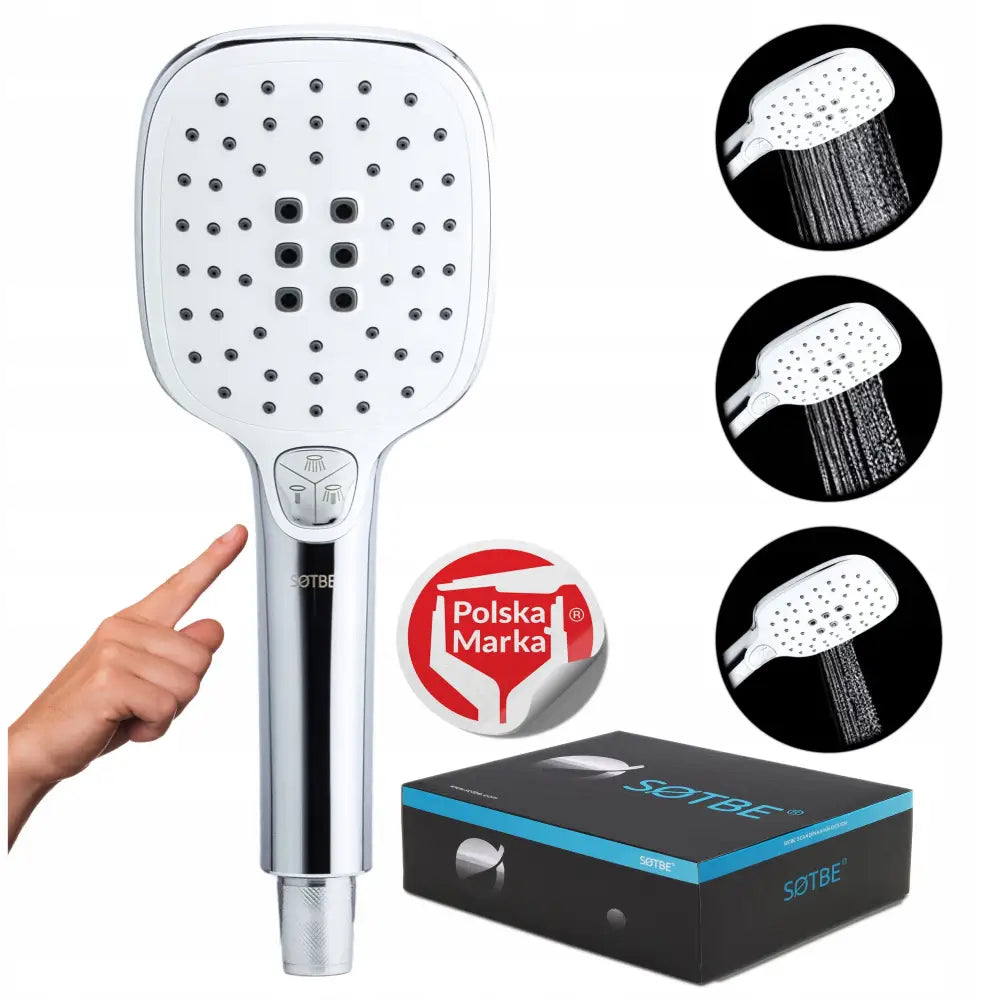 Sotbe Dusjhode 3-modus Hvitt/krom