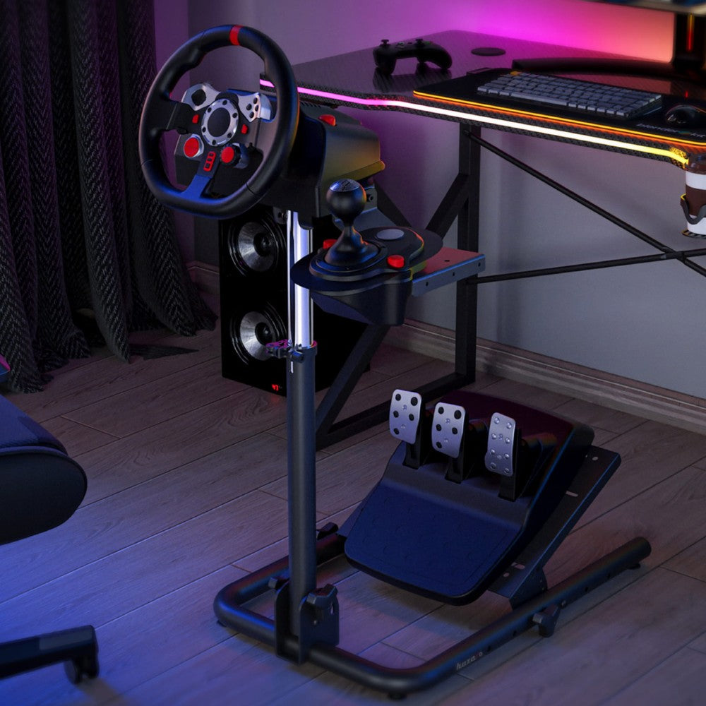 Huzaro Speed 2.0 rattstativ pedalbrakett detalj svart