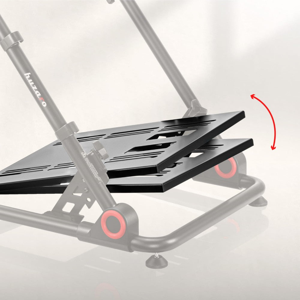 Justerbar pedalbrakett på Huzaro Speed 3.0 sim racing stativ