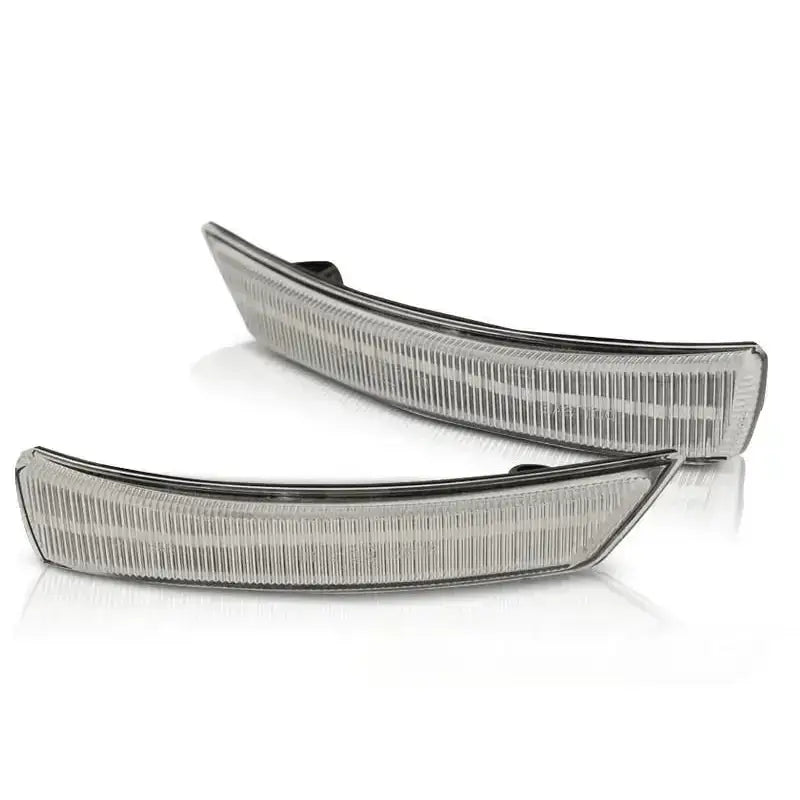 Speil Blinklys White Led Seq - Ford Focus Mk2 Mk3 08-17/ Mondeo Mk4 10-14