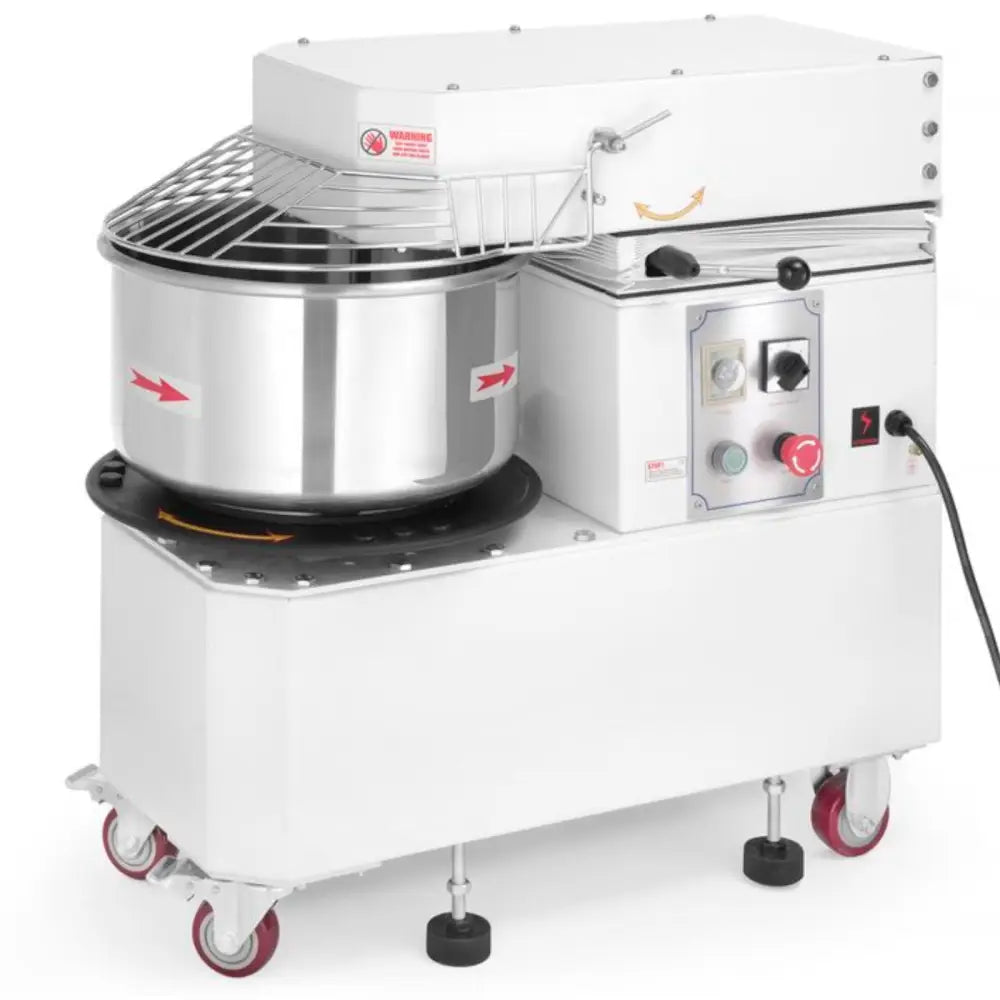 Spiralkneter med Uttakbar Bunnhode og Løftbar Hodemotor 30 l 1500 w 400 v - Hendi 221860