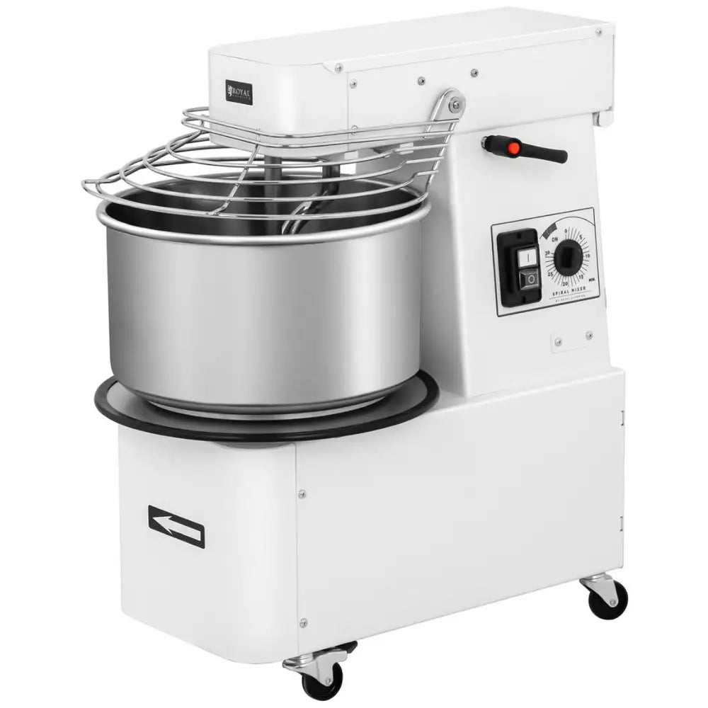 Spiralkrok Mikser for Deig med Avtakbar Bolle 22 l 56 Kg/t 750 w fra Italy