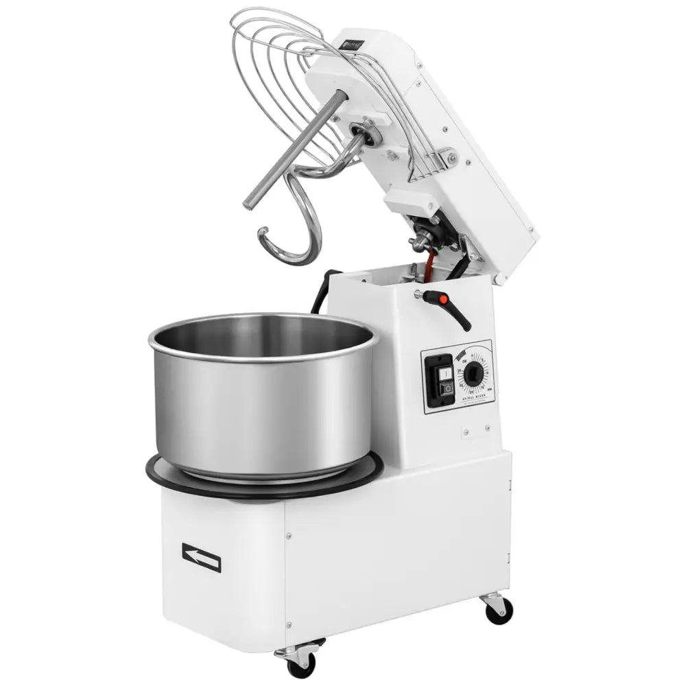 Spiralkrok Mikser for Deig med Avtakbar Bolle 22 l 56 Kg/t 750 w fra Italy