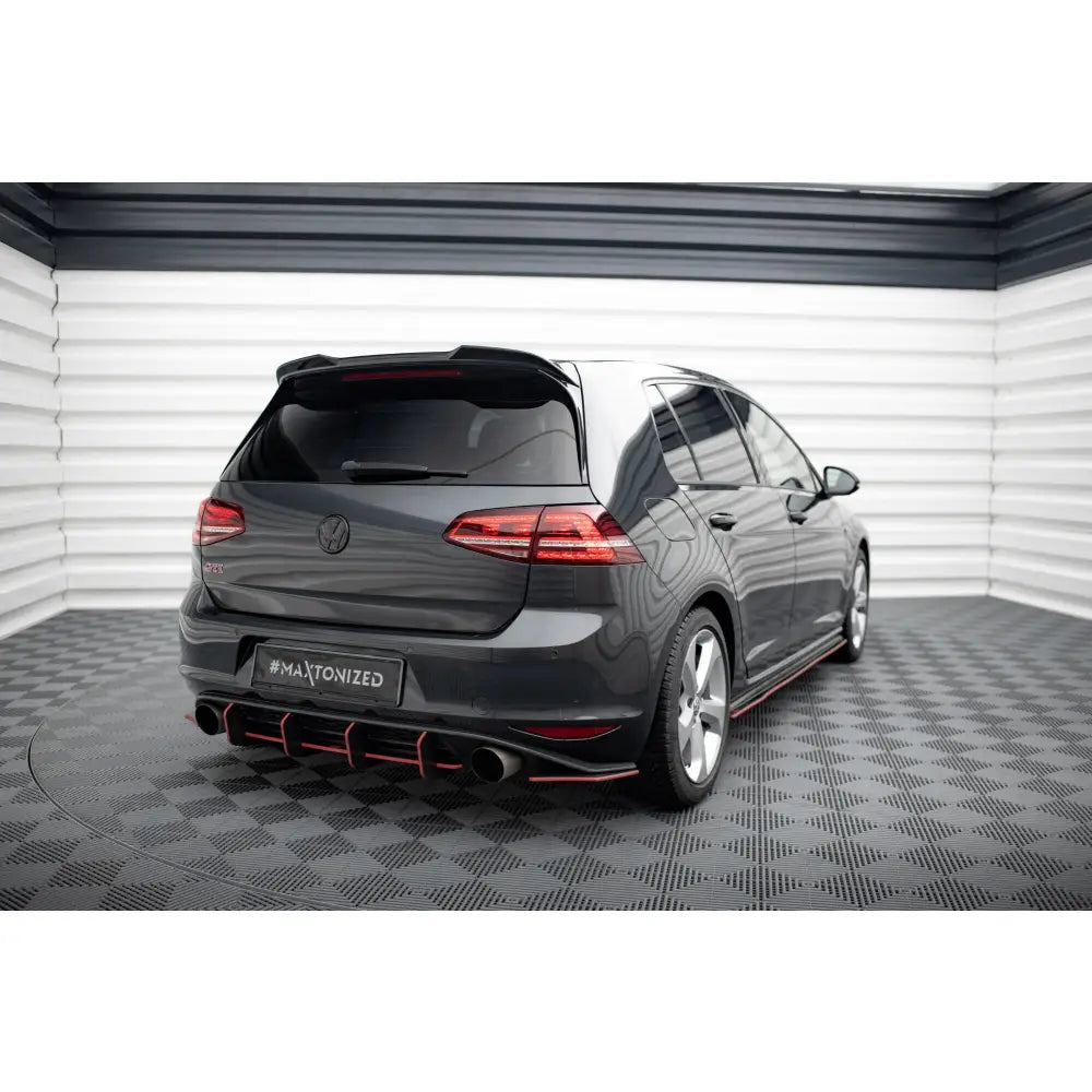 Spoiler 3d Volkswagen Golf r / R-line / Gti Mk7