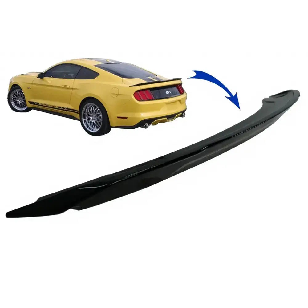 Spoiler Ford Mustang Mk6 vi (2015-2020) Gt350 Design Piano Black