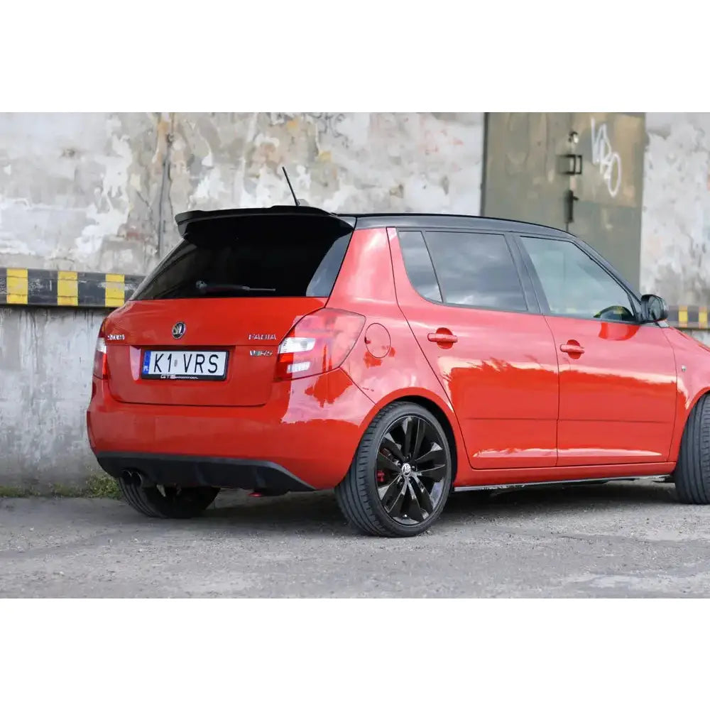 Spoilerforlenger Skoda Fabia Mk2 Rs