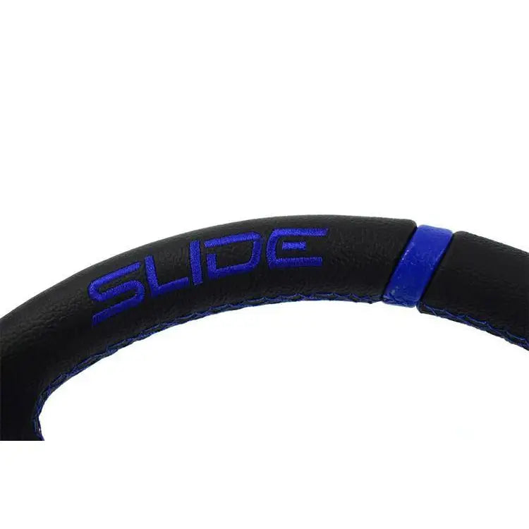 Sportsratt Slide 350mm Erstatte:90mm Lær Blå
