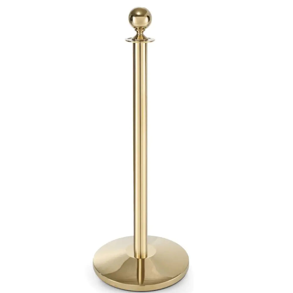 Stål Avstengningsstolpe Høyde 93 Cm - Gull