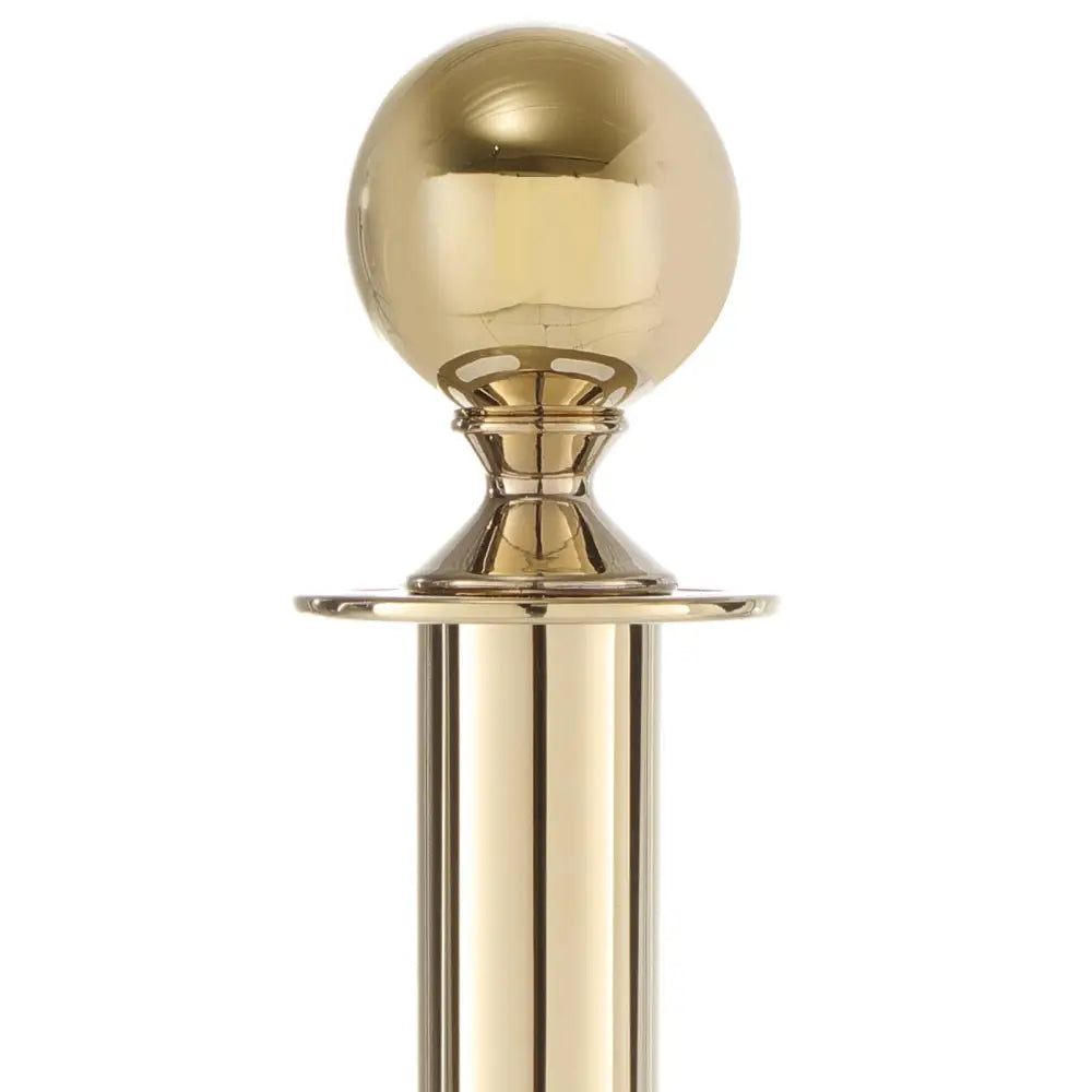 Stål Avstengningsstolpe Høyde 93 Cm - Gull