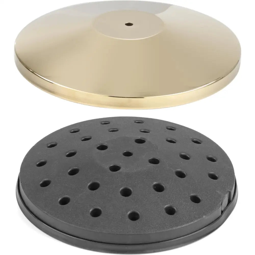 Stål Avstengningsstolpe Høyde 93 Cm - Gull