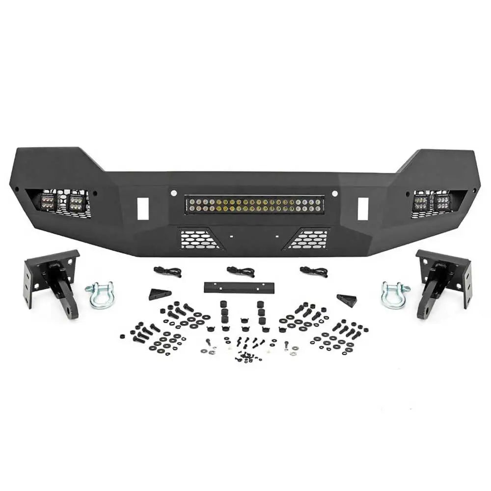 Stål Frontstøtfanger med Led-lys Rough Country - Ram 1500 Classic Ds 19-