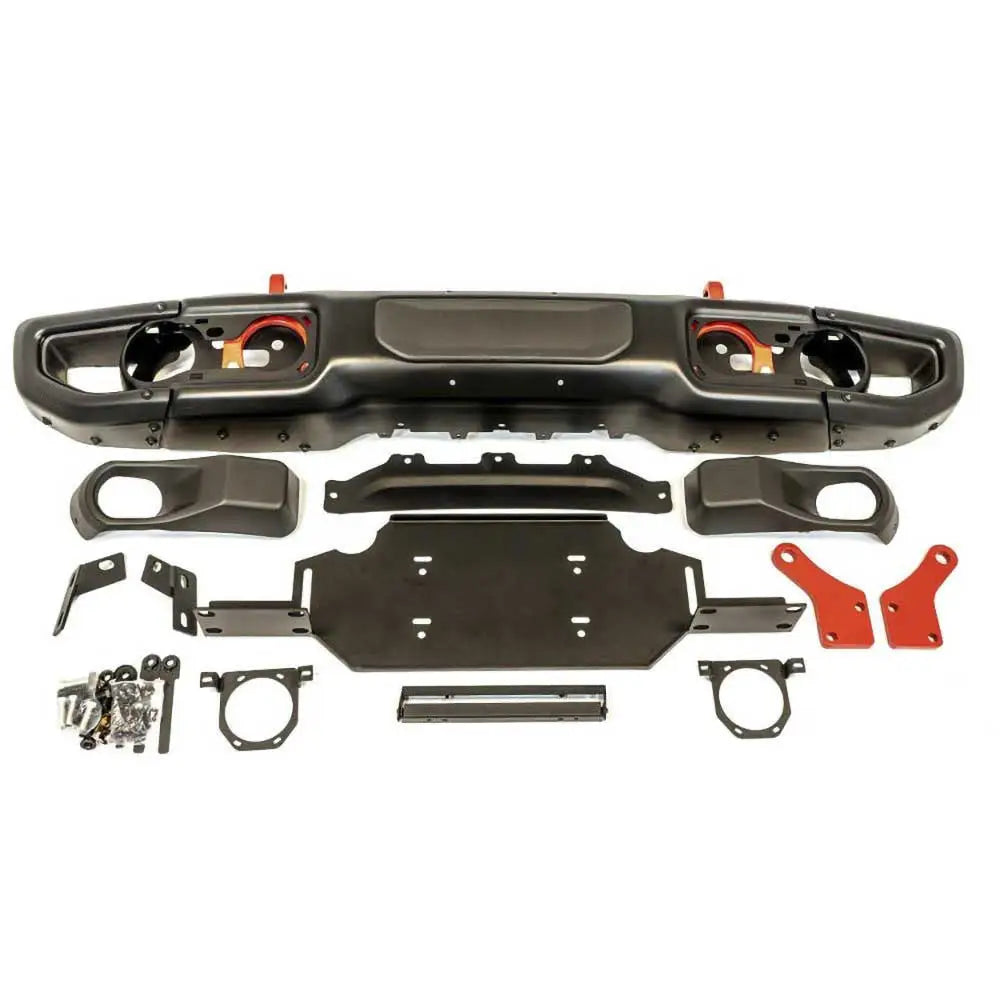 Stål Frontstøtfanger med Vinsjplate uten Parkeringssensorer - Jeep Gladiator Jt 20-