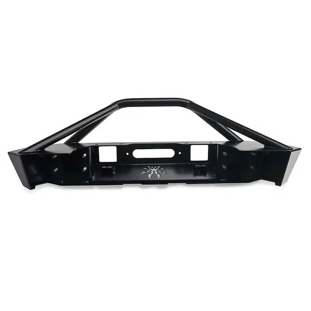 Stål Støtfanger Foran med Skivebeskyttelse - Jeep Wrangler Jk 4 d 12-18