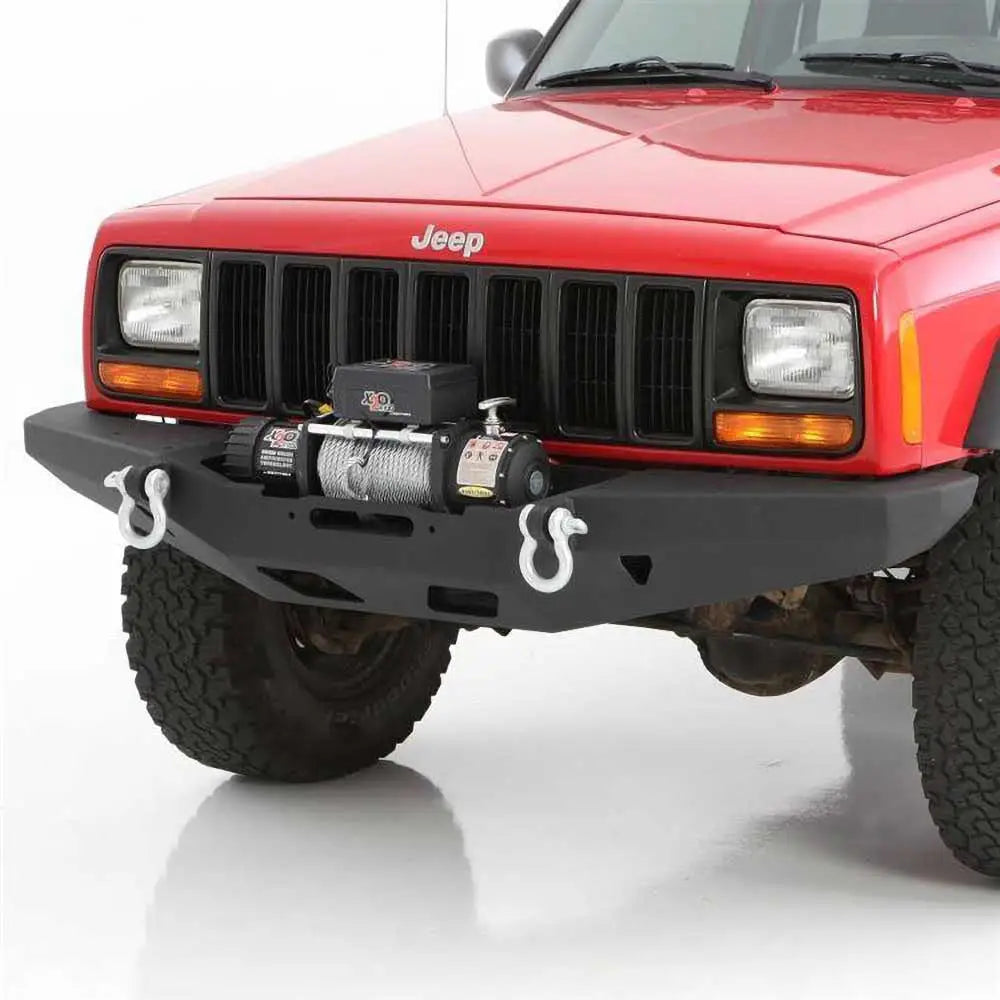 Stål Støtfanger Fremre Smittybilt Xrc - Jeep Cherokee Xj 84-01.