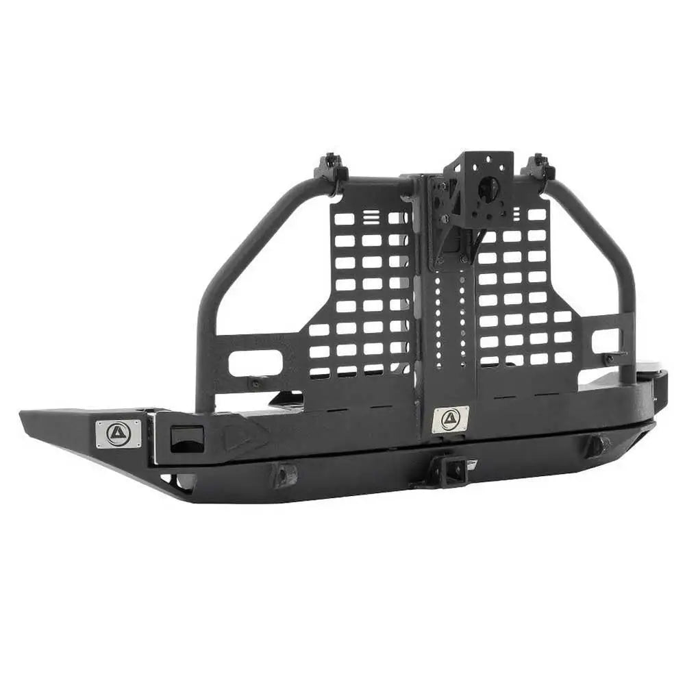 Stål Støtfanger med Reservehjulholder bak Smittybilt Xrc Atlas - Jeep Wrangler Jk 4 d 07-18