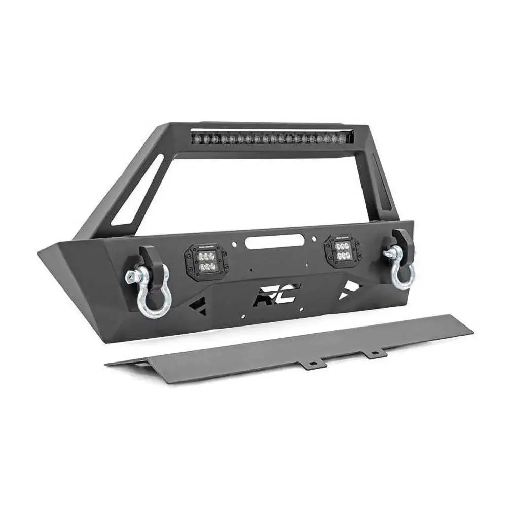 Stål Stubby Støtfanger Foran Rough Country Trail - Jeep Wrangler Jk 4 d 07-18