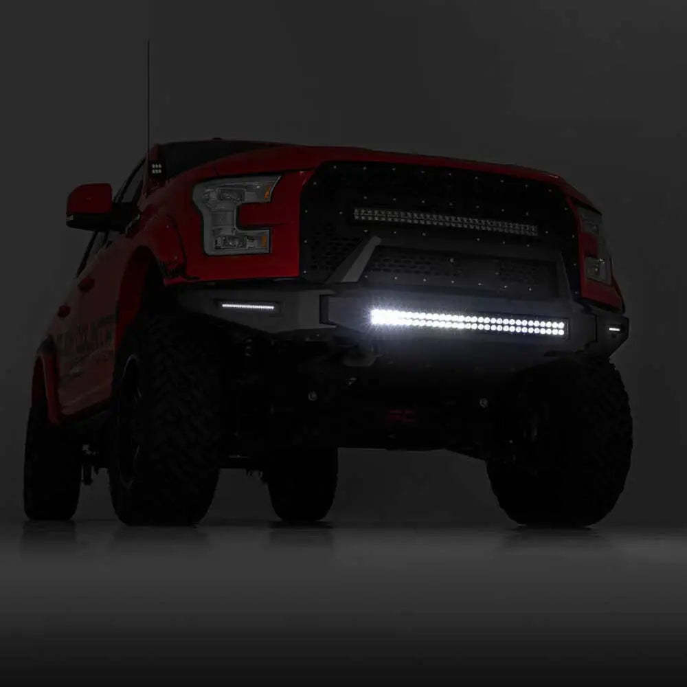 Stålfrontfanger med Skjermplate Rough Country - Ford F150 15-17