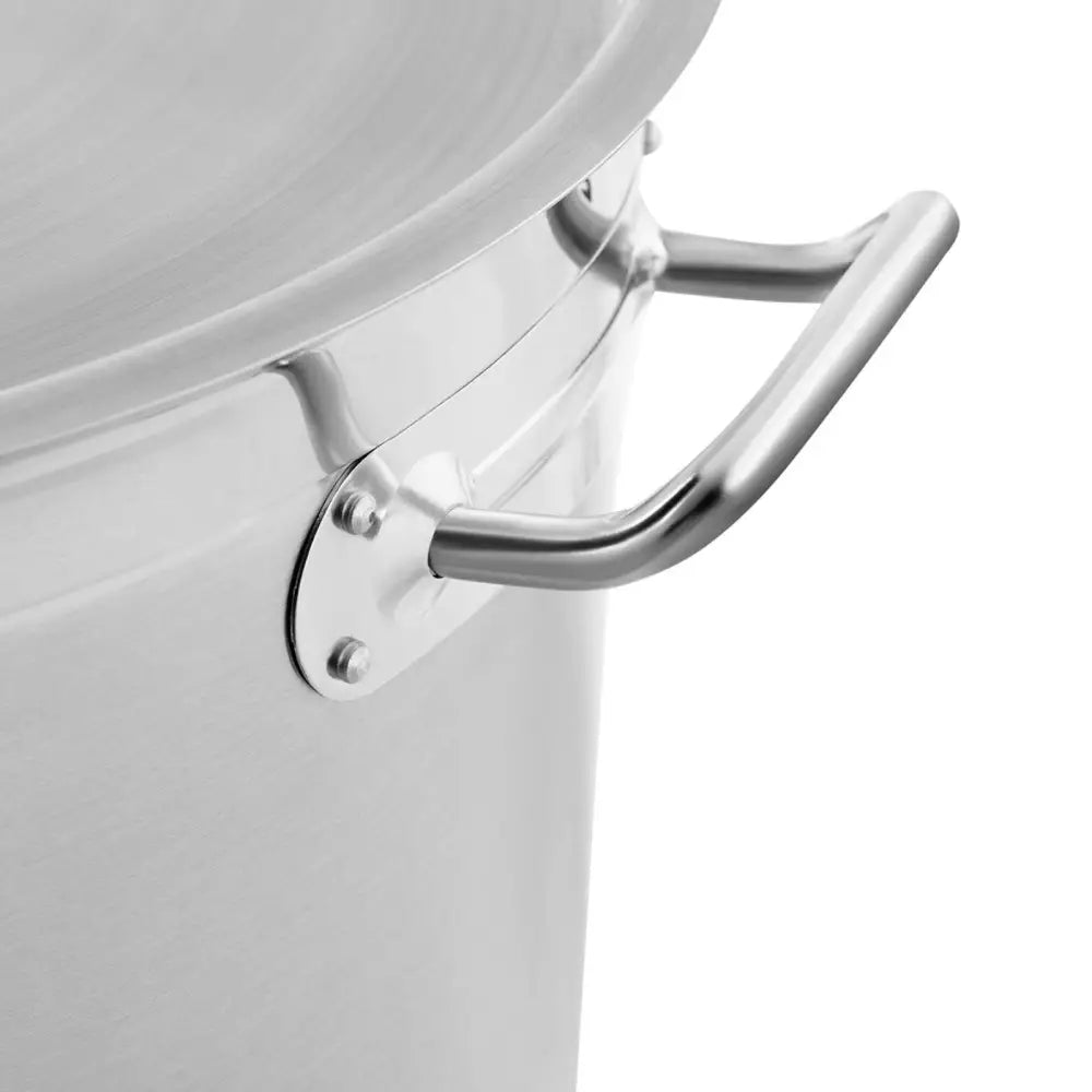 Stålpanne med Lokk og Målebeger for Induksjon Gass og Elektrisk Peis 170 l