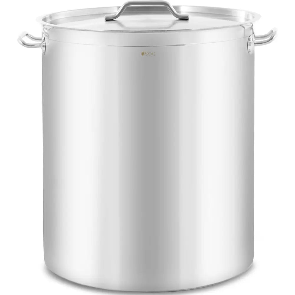 Stålpanne med Lokk og Måleenhet for Induksjonstopp 115 l