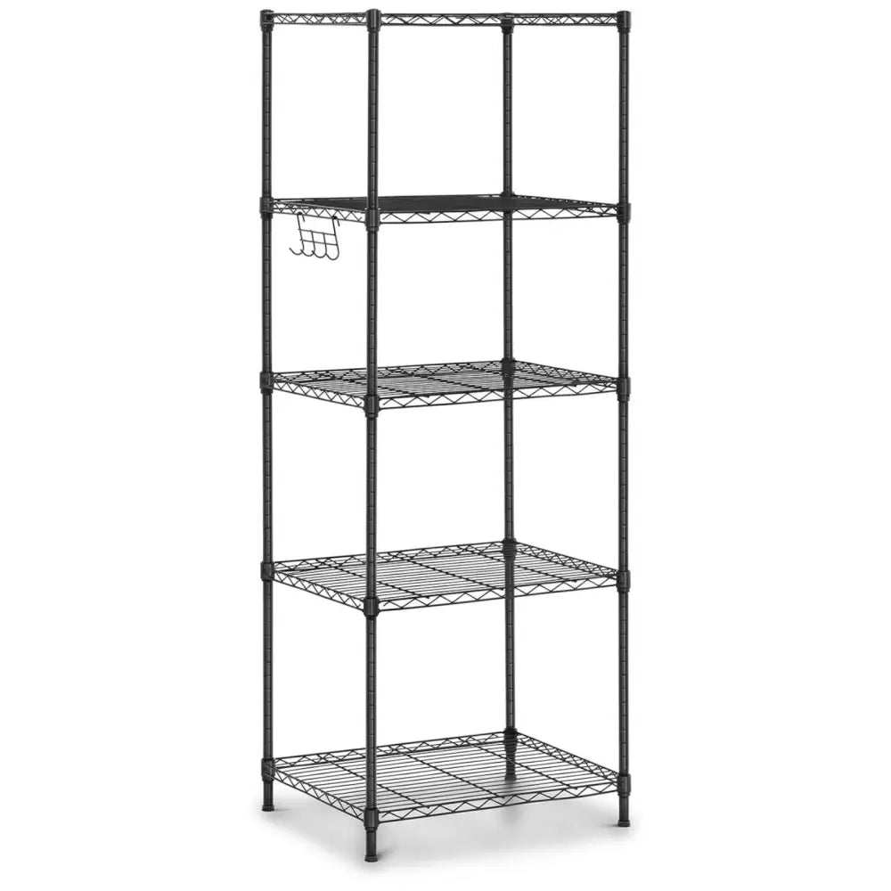 Ståltrådhylle med 5 Hyller 55 x 44,5 x 150 Cm 150 Kg