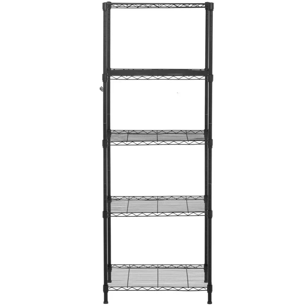 Ståltrådhylle med 5 Hyller 55 x 44,5 x 150 Cm 150 Kg