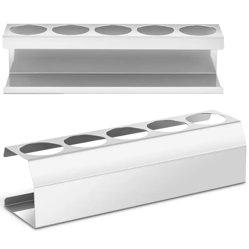 Stativ Displayholder for Flasker Sausdispensere Rustfritt Stål 5x ø 73 Mm