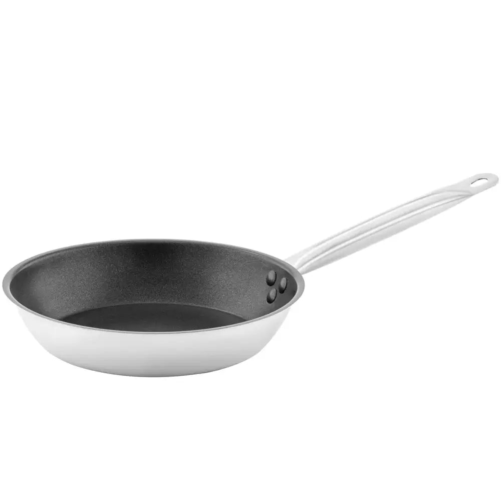 Stekepanne i Stål med Non-stick Induksjonsflate for Gass - 20 Cm 24 Cm 28 Cm 3 Deler