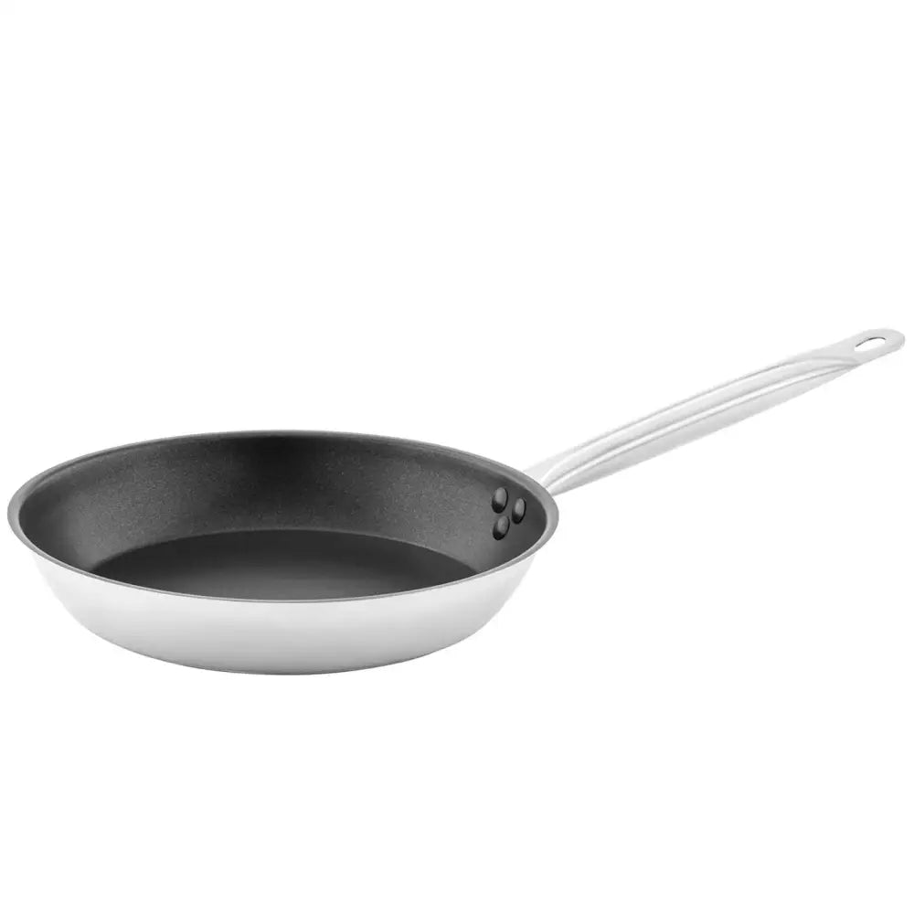 Stekepanne i Stål med Non-stick Induksjonsflate for Gass - 20 Cm 24 Cm 28 Cm 3 Deler