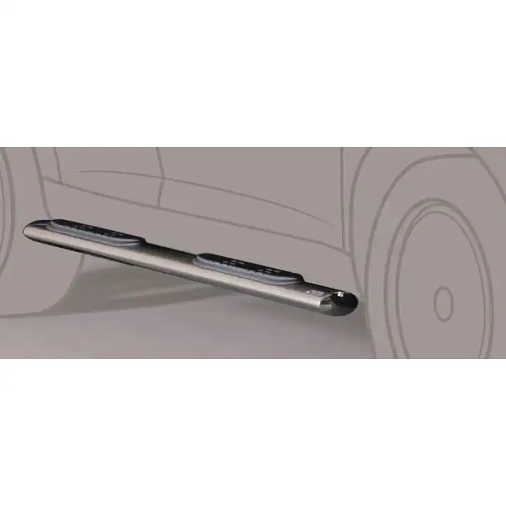 Stigtrinn Grand Pedana Oval Inox Mitsubishi Pajero 2015 > 5 Doors Version