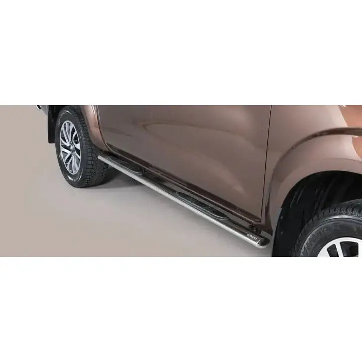 Stigtrinn Grand Pedana Oval Inox Nissan Navara Np 300 D.c. 2016 >