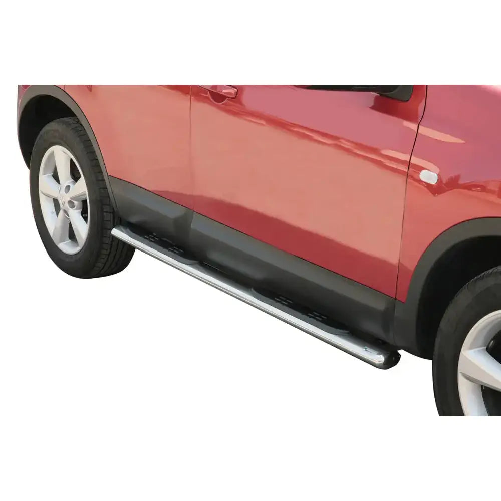Stigtrinn Grand Pedana Oval Inox Nissan Qashqai 2007-2010