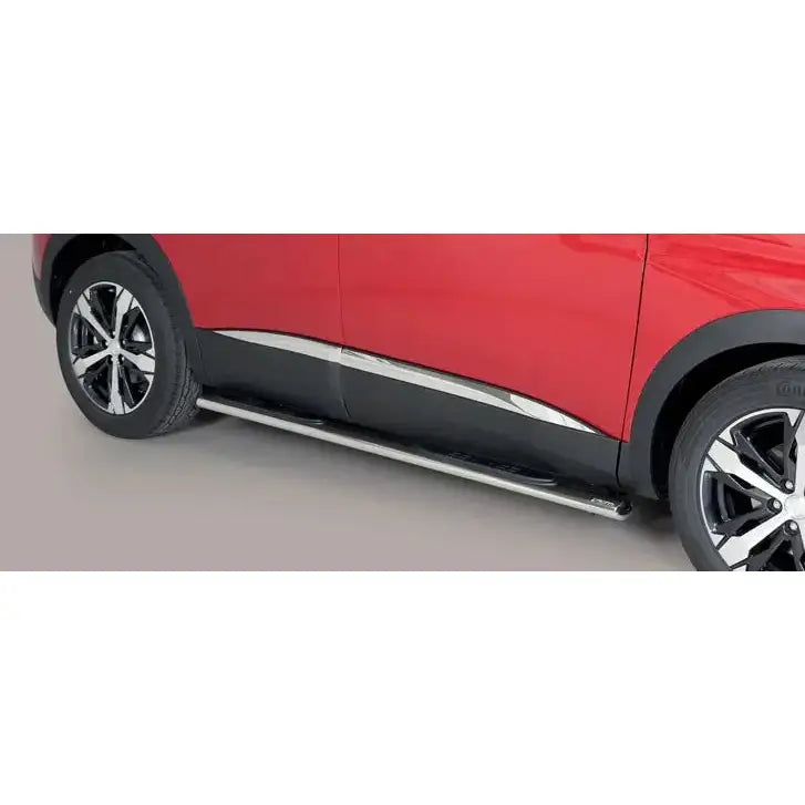 Stigtrinn Grand Pedana Oval Inox Peugeot 3008 2016 >