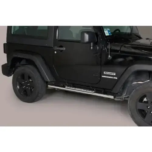 Stigtrinn Jeep Wrangler 11- Ec-godkjent Design