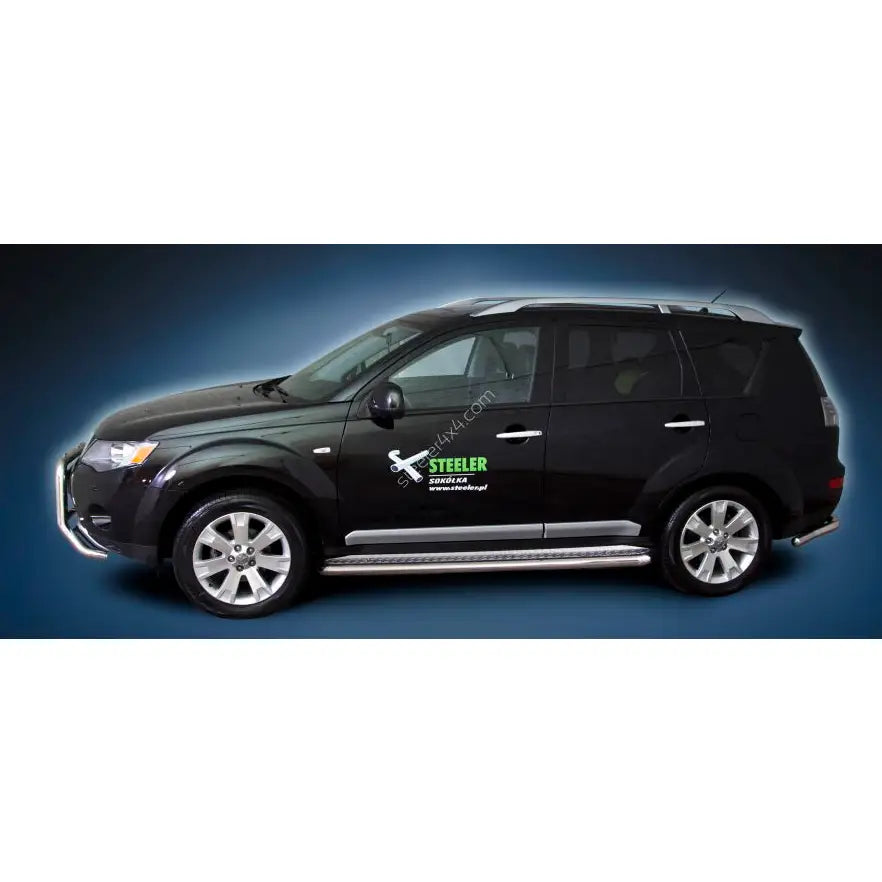 Stigtrinn Mitsubishi Outlander 07-09 med Plate