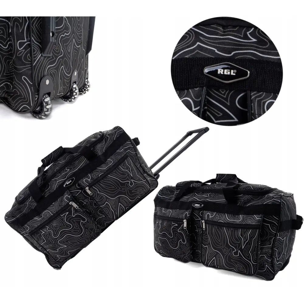 Stor Reiseveske med Hjul Bagasje Koffert Rgl 125l