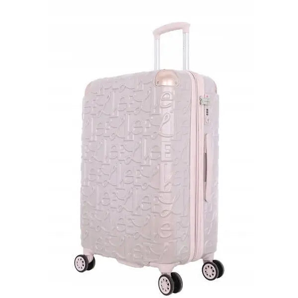 Stor Rosa Reisekoffert med 4 Hjul - Elle Alors El33ha7114