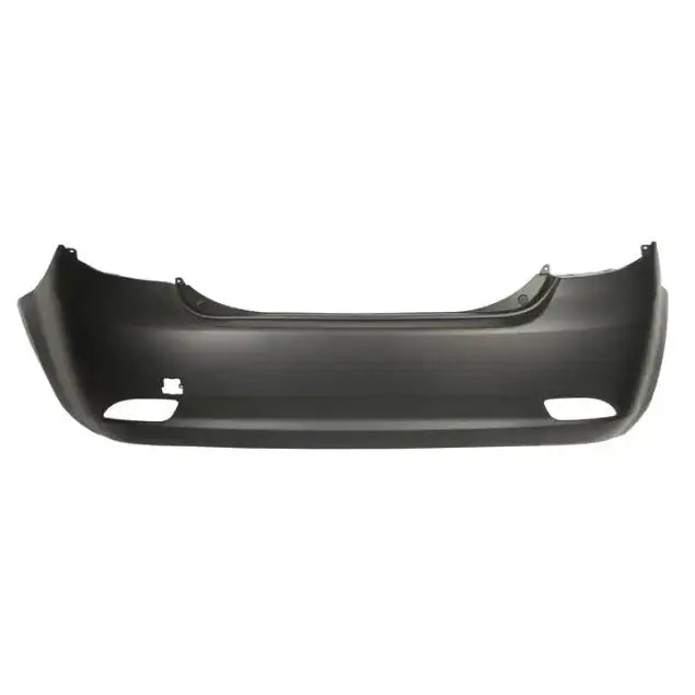 Støtfanger bak til Kia Ceed 06-09 5D, svart plast sett forfra med åpninger på hvit bakgrunn.