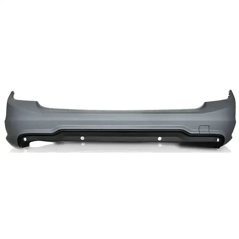 Bakfanger Mercedes W204 11-14 Wagon Sport PDC sett forfra i grå plast med svarte detaljer.