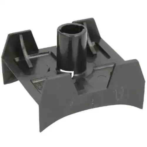 Frontfanger feste indre til BMW 5 Serie E34, svart plast med rund sylinder og fire kanter.