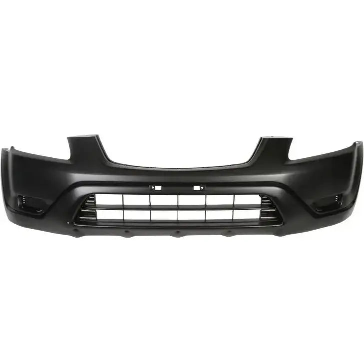 Støtfanger foran til Honda CRV 01-04 sett rett forfra med luftinntak og åpninger for tåkelys.