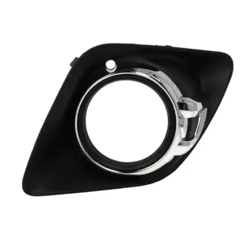 Støtfanger foran høyre til Mitsubishi ASX 10-12 med rund åpning og kromdetaljer, sett forfra.