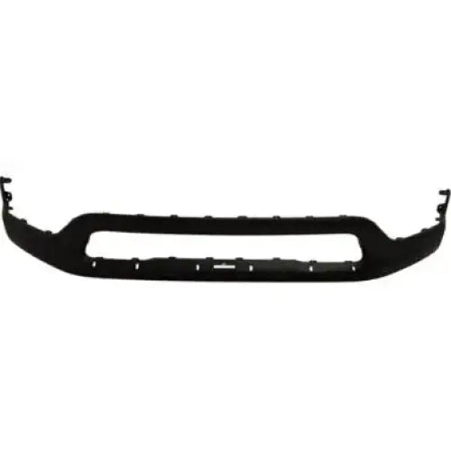 Støtfanger foran til Jeep Compass 17-, sort plastdel med åpning i midten, sett rett forfra.