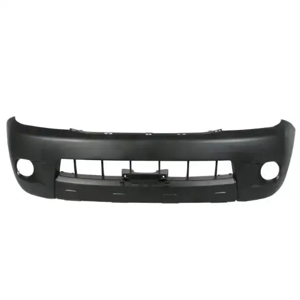 Støtfanger foran til Toyota Hilux VII 05-08 med hull for tåkelys og gitterdetaljer, sett forfra.