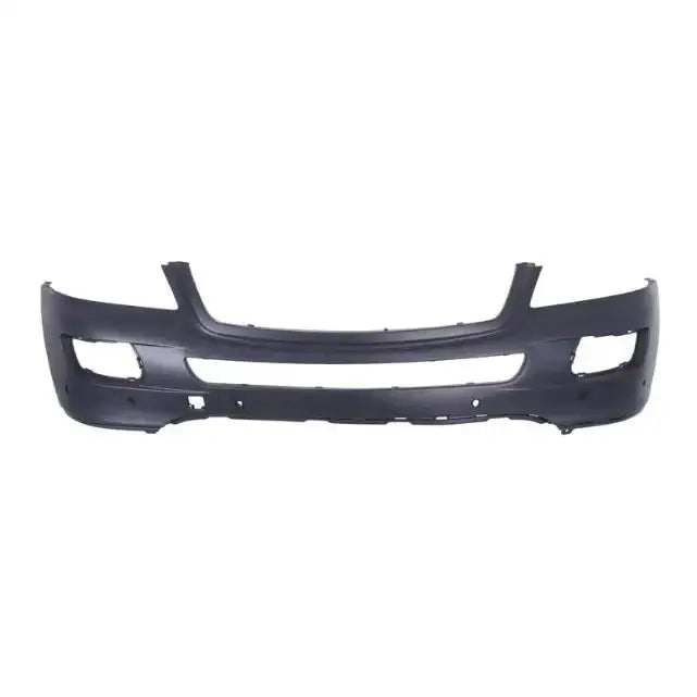 Støtfanger foran til Mercedes M-Klasse W164 05-11, svart plast med hull og synlige monteringspunkter.