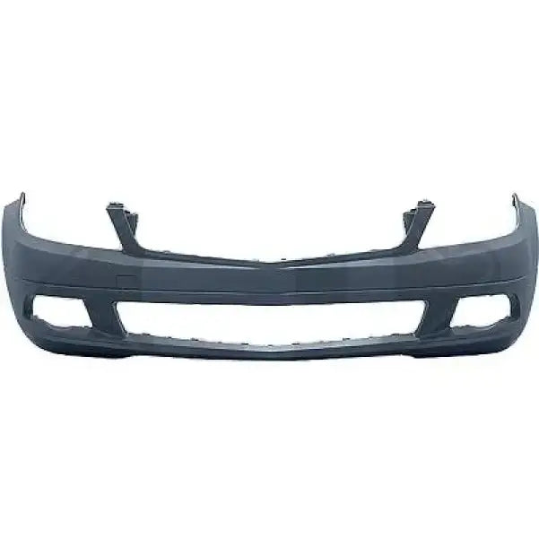 Støtfanger foran til Mercedes C Klasse W204 07-11 i mørk grå plast, sett rett forfra mot hvit bakgrunn.