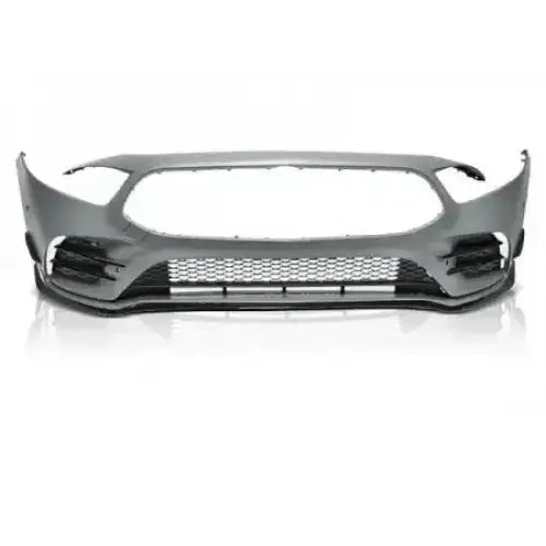 Frontfanger Mercedes W177 18- Sport med kamerahull, sett rett forfra med bikubemønstret grill.