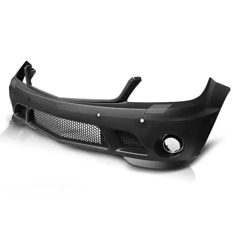 Støtfanger foran til Mercedes W204 AMG Look med store luftinntak og bikubemønstret netting.