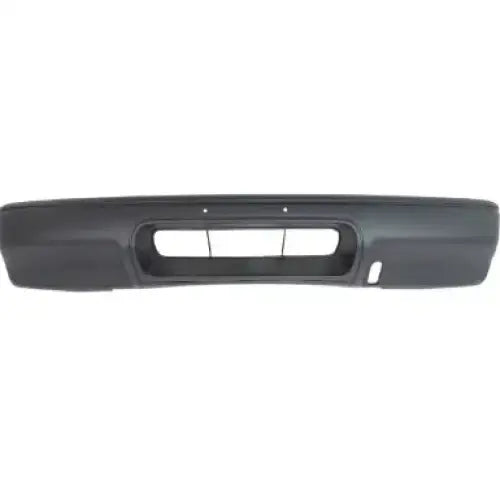 Støtfanger foran til Suzuki Vitara 88-98 i sort metall, sett rett forfra med utsparing i midten.