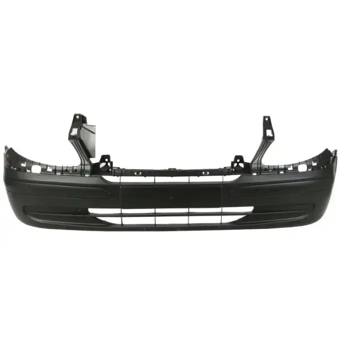 Støtfanger foran svart til Mercedes Vito/Viano W639 sett rett forfra med synlige monteringspunkter.