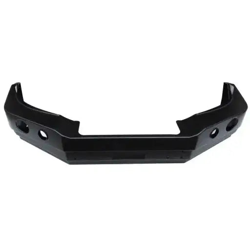 Frontfanger til Toyota Hilux 05-11 i svart metall, sett rett forfra med runde hull og robuste kanter.